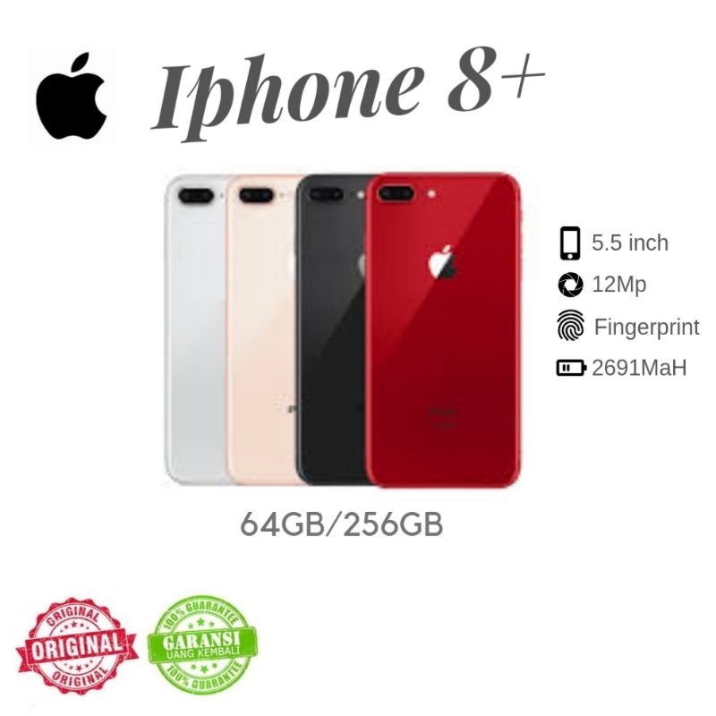 Iphone 8 plus Iphone 8+ 64gb 128gb 256gb Second original best performa