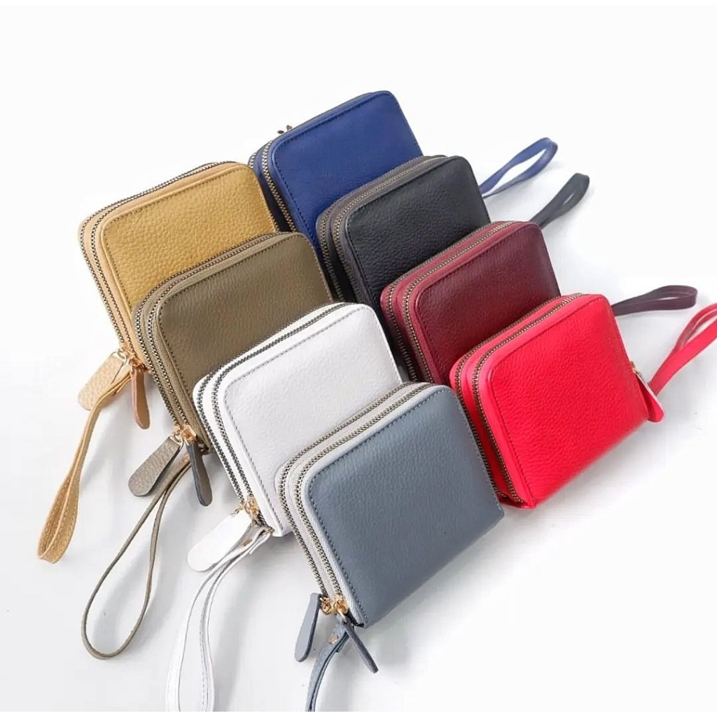Dompet Kulit Dompet Kartu Wanita Kulit Asli