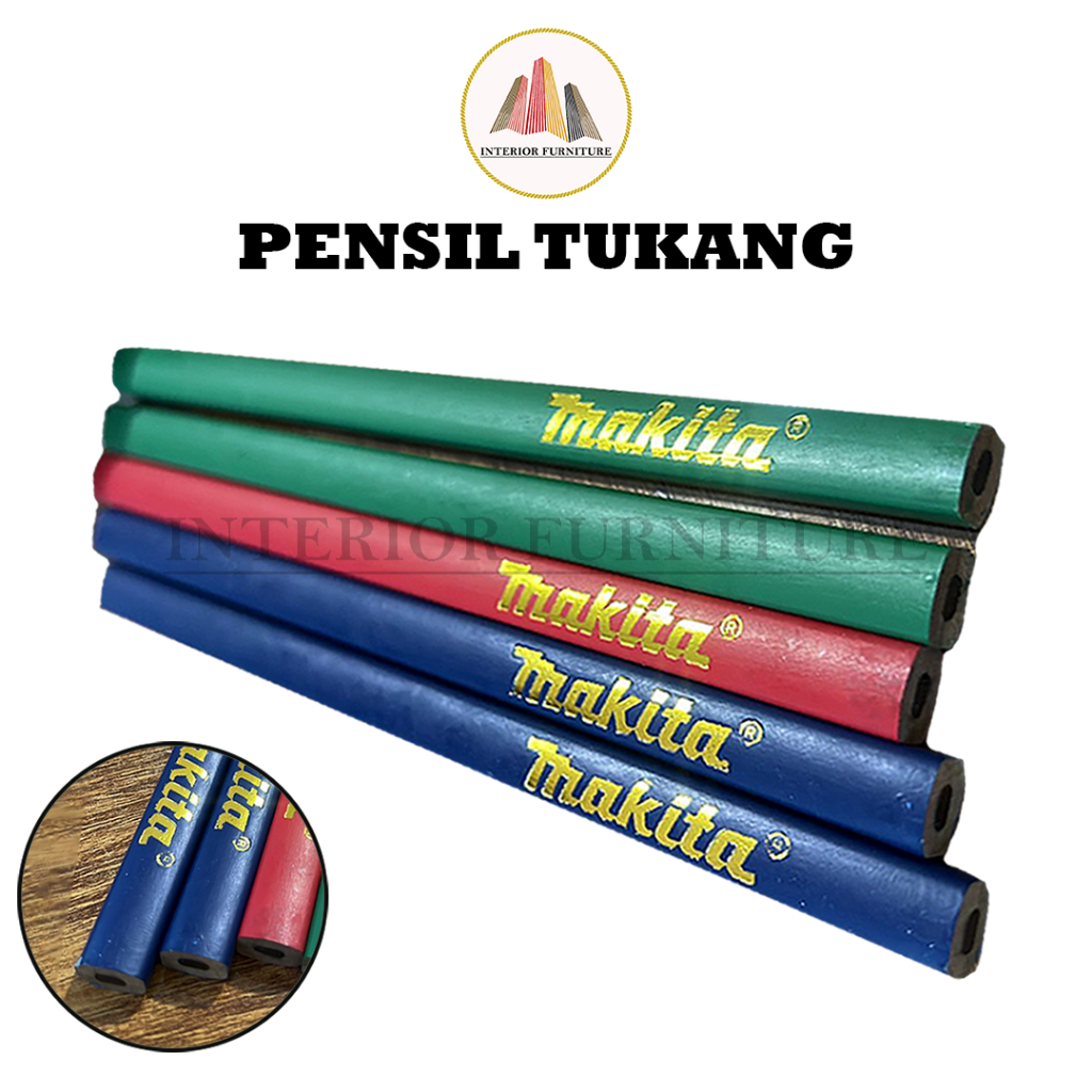 

Pensil Tukang Pinsil Kayu Bangunan Makita