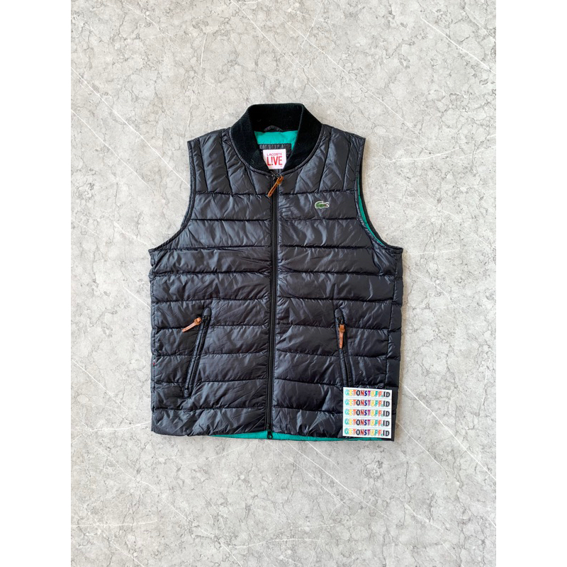 lacoste puffer vest