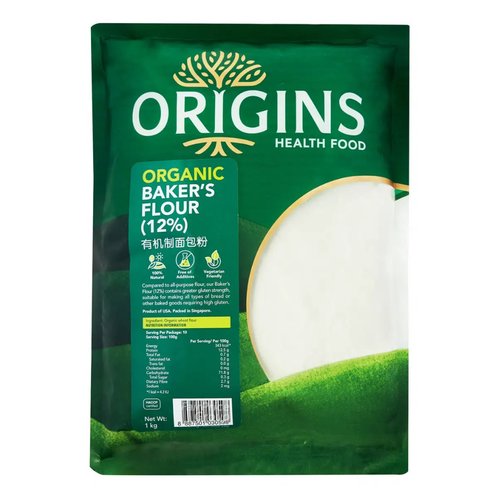 

Origins Healthfood Organic Flour Hi Protein (12%) 1kg