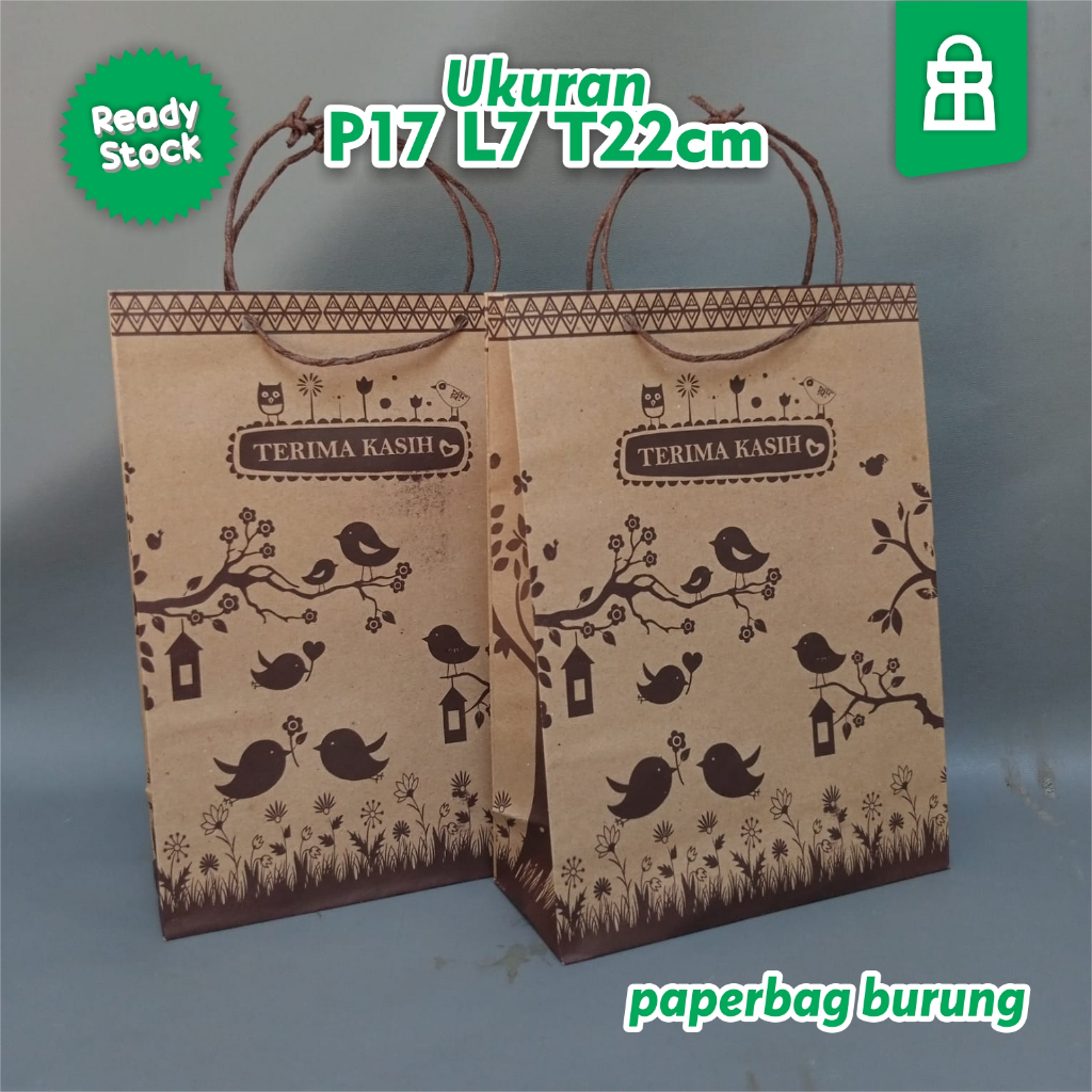 

Paperbag Motif Burung Ready Stock Desain Full Cetak dan Bagus