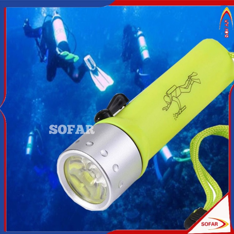Senter Selam Cree Anti Air Senter Selam Anti Air Nyelam Light Diving Flashlight