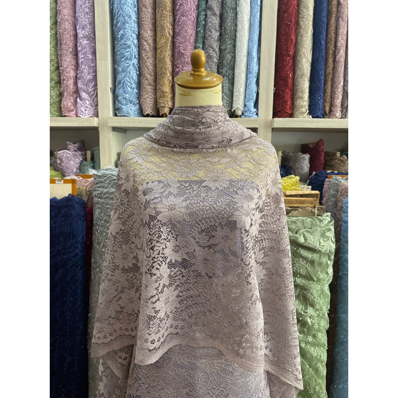 BRUKAT CORNELI / Bahan Seragaman /  Brukat Premium /Bahan Dress