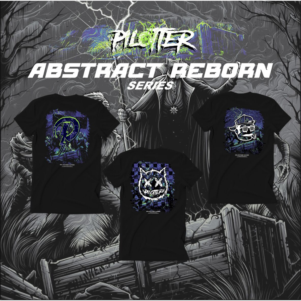 KAOS PILOTTER ABSTRAK SERIES ORIGINAL FREE STIKER KAOS PILOTER ABSTRAK ORIGINAL