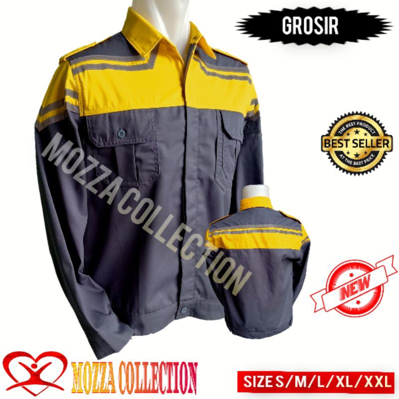 BAJU SAFETY RETSLETING KOMBINASI-SERAGAM SAFETY-BAJU SAFETY CUSTOM