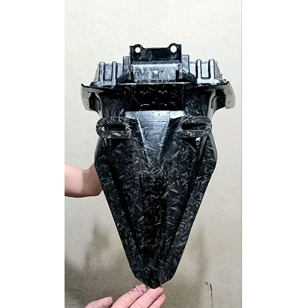 spakbor belakang nmax old tabung carbon wtp forget/sayap belakang carbon forget nmax old