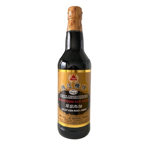 

kecap asin jamur mushroom soy sauce pearl river bridge prb tts 600