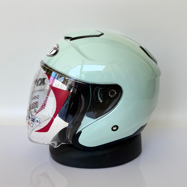 Helm KYT Kyoto R Sage Green New Hijau Muda Original