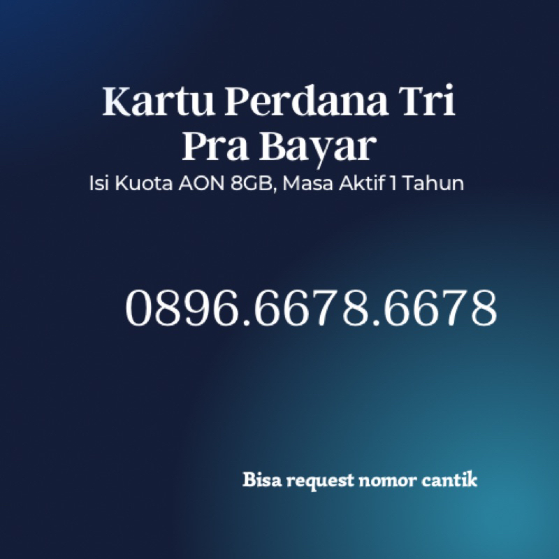 Kartu Perdana TRI Nokor Cantik