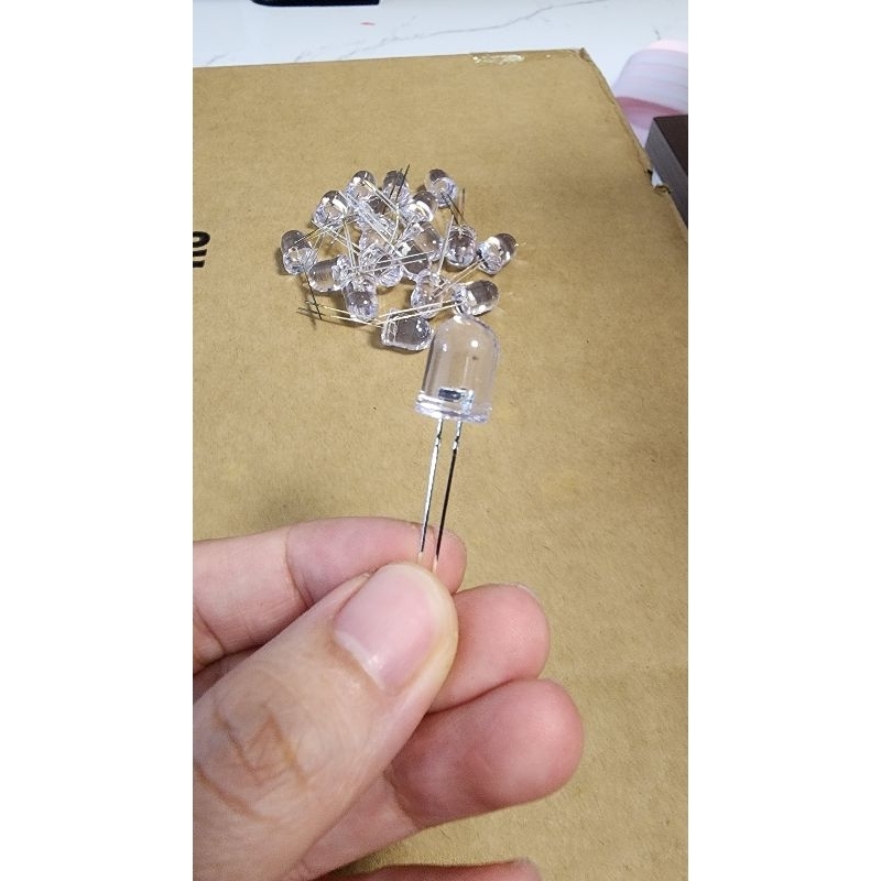 led 10mm 2 warna merah biru  , led 10mm 2warna merah biru