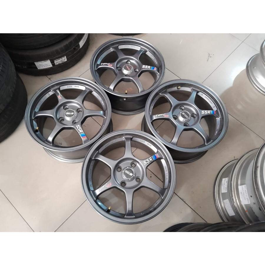 Velg Mobil Bekas Ring 15 Lubang 4 SSR TYPE-C R15X7 4X100 ET35