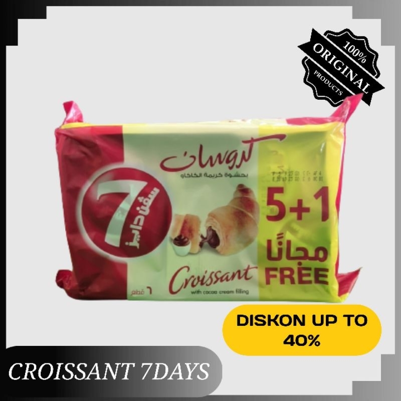 Roti Croissant 7Days Asli Arab Saudi import -Coklat