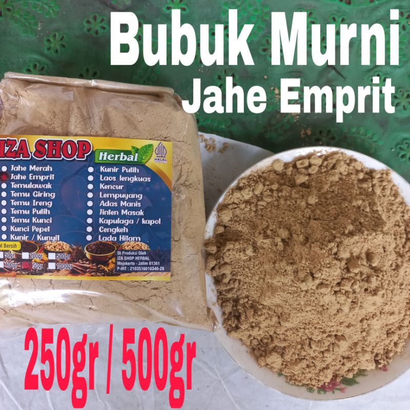 

Bubuk Murni Jahe Emprit 500gr