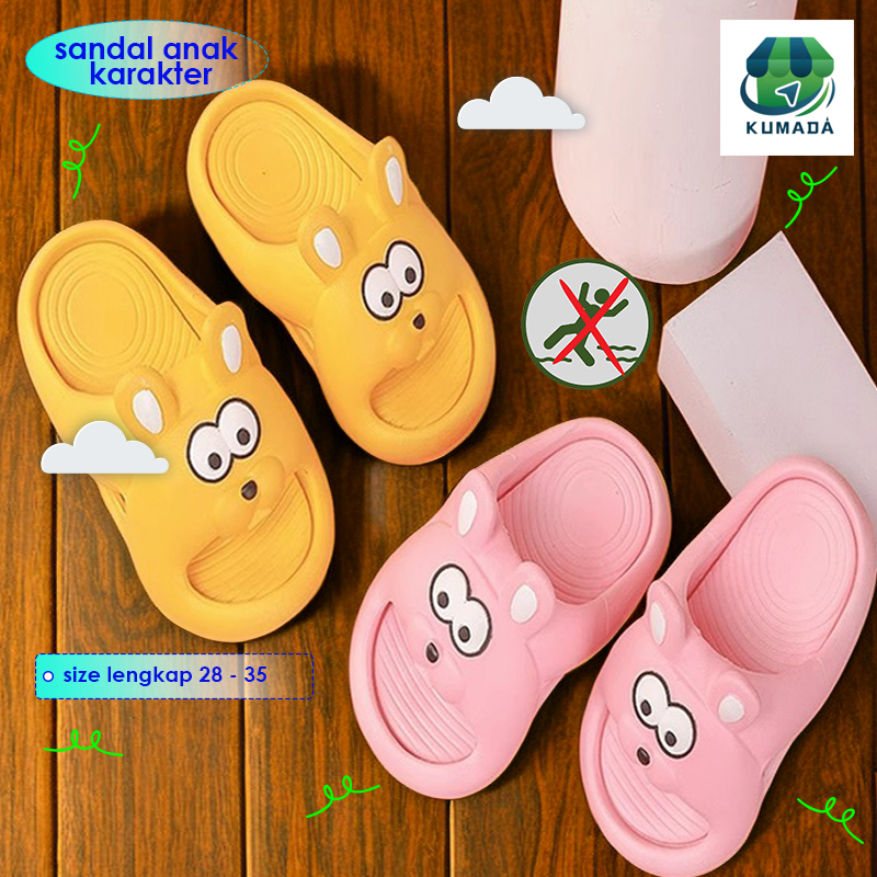 SANDAL IMPORT ANAK PEREMPUAN DAN LAKI LAKI KARAKTER LUCU