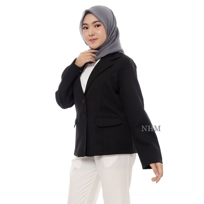 Terbaru Blazer Wanita Korean Style Jas Wanita Bahan Premium Ukuran Jumbo Ld 120
