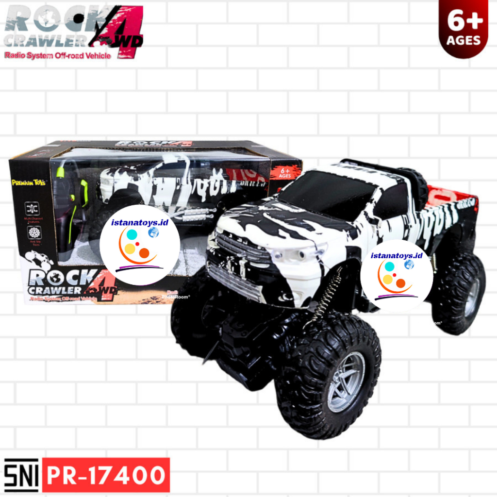 OG Mainan Mobil RC Rock Crawler 4D Skala 1 : 18 PR-17400