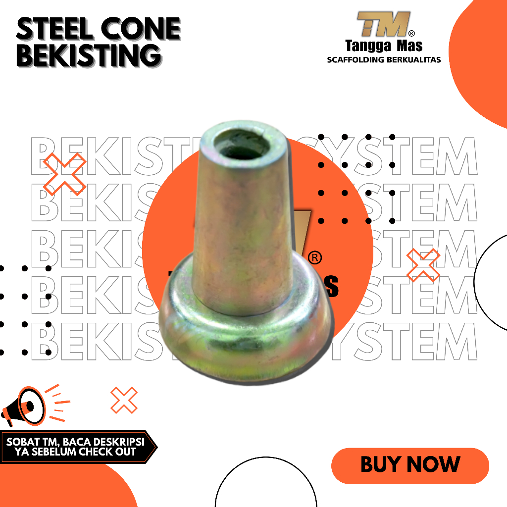 STEEL CONE UNTUK PROYEK BEKISTING KOLOM