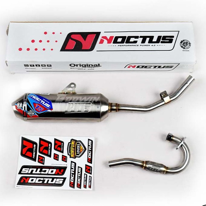 Knalpot Knalpot Muffler NOCTUS T5 ORIGINAL NORIFUMI STAINLESS / BOREUP