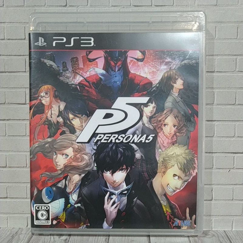 BD CD KASET ORIGINAL PS3 Persona 5 JPN Bahasa Jepang Box dan Cover Original