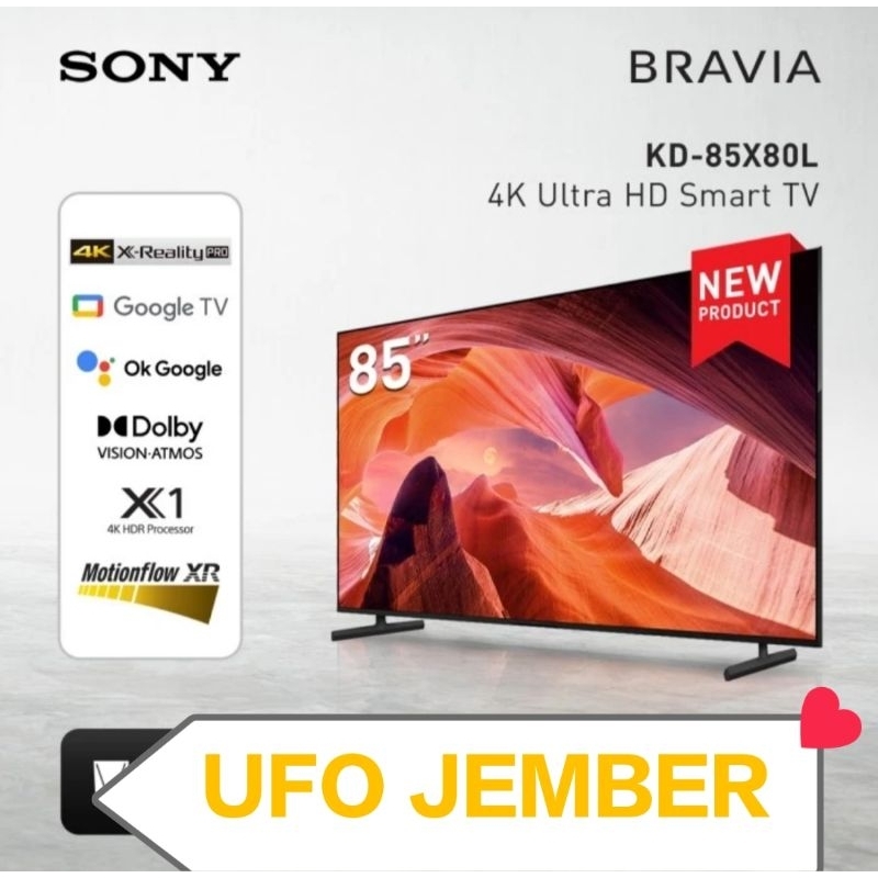 SONY KD 85X80L LED TV 4K TV GOOGLE TV 85 INCH