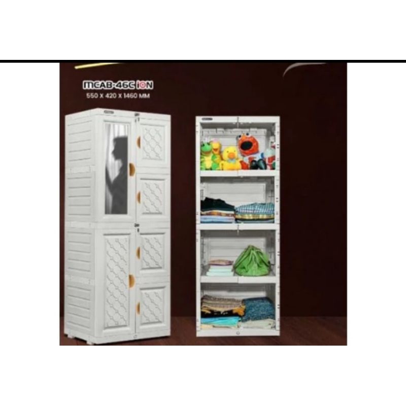 LEMARI NAPOLLY PREMIUNM KACA / LEMARI NAPOLLY MINI CABINET 550 X 420