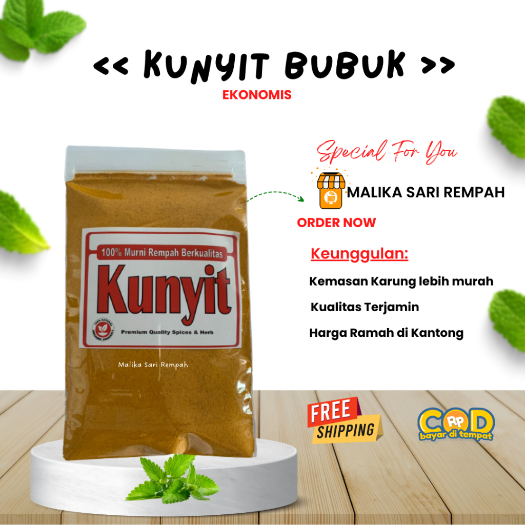 

Kunyit Bubuk Ekonomis [ 50 gr]-MSR