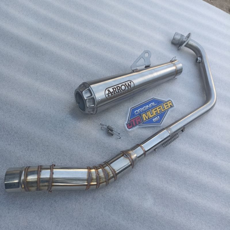 Knalpot racing Arrow Cbr 150r facelift lokal Cbr 150r new Cb 150r new Sonic Supra gtr