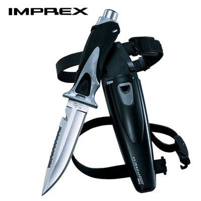 Pisau Selam Diving Spearfisshing Freedive Sangkur Scuba Dive Knife Tusa Imprex Stainless Steel Point