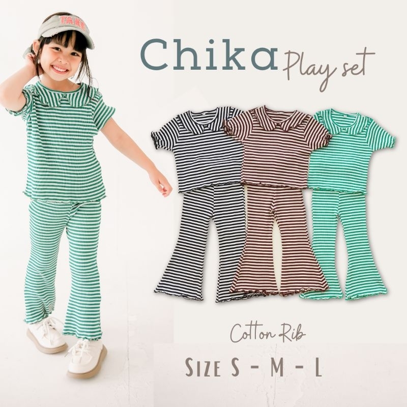 Etalase 201 - tokokene - simple set - baju anak perempuan - Chika playset