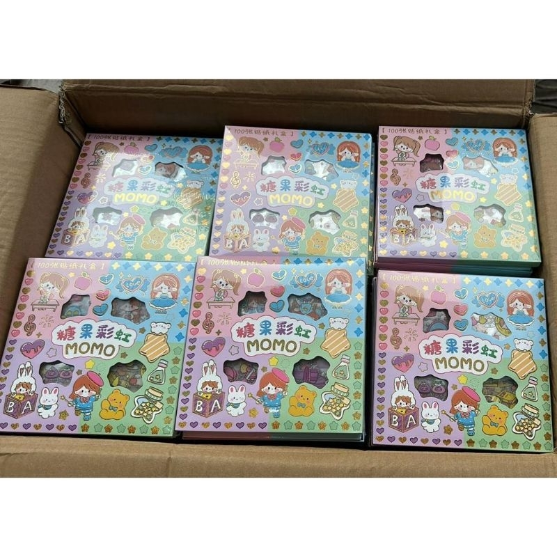 

Sticker Momo 100Lembar /Stiker thumbler /Stiker viral