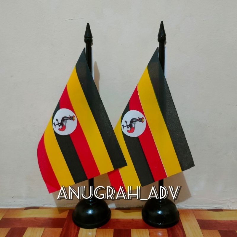 

tiang kayu bendera meja UGANDA