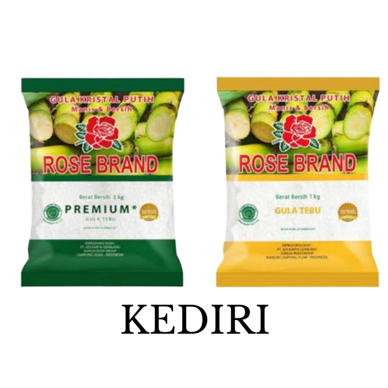 

1Kg Gula Kristal Rose Brand Premium Putih Kemasan