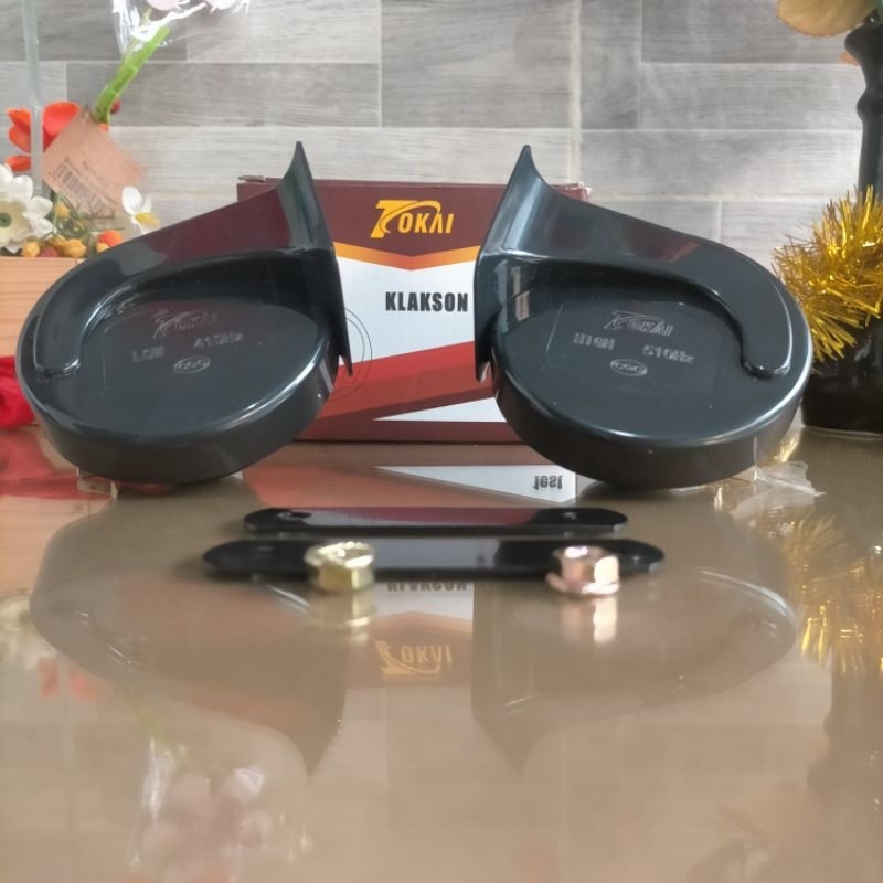 KLAKSON KEONG DOUBLE DISK MOBIL MOTOR TOKAI 12VOLT