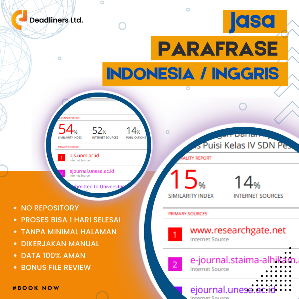 PARAFRASE BAHASA INDONESIA – MENURUNKAN SKOR TURN1T1N – PARAFRASE MANUAL