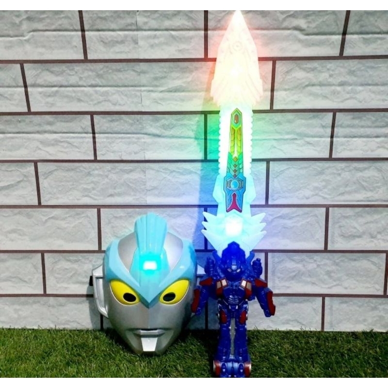 Mainan Set pedang & topeng ultramen - Paket Mainan pedang ultramen