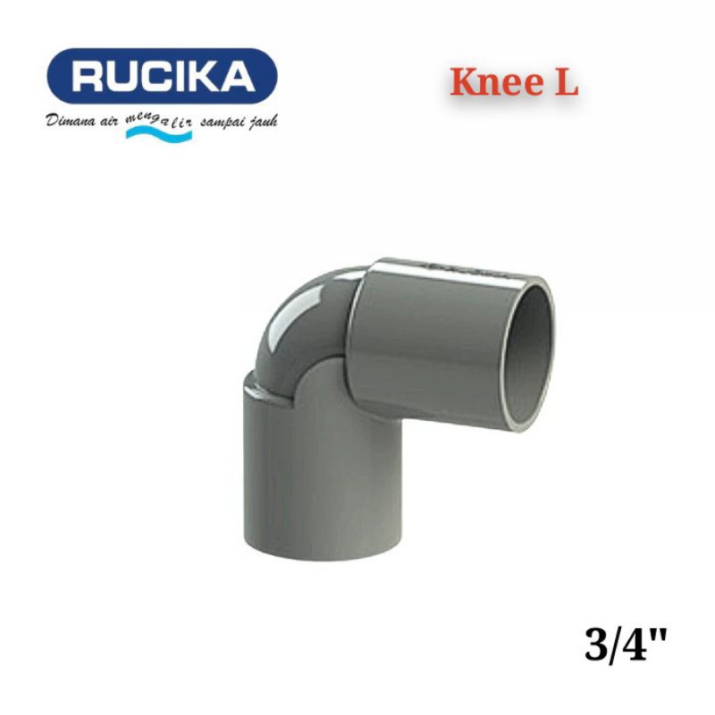 RUCIKA Knee / Elbow / L Paralon  3/4 inch AW