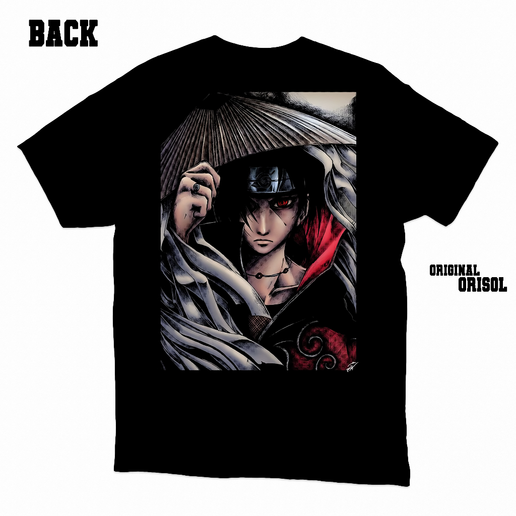 Kaos Itachi Uchiha Kaos Anime Itachi Tshirt Itachi Uciha Keren DIstro Hitam