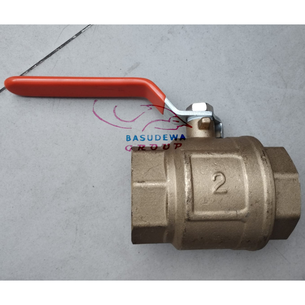 PERRUNO BALL VALVE KUNINGAN 2" / STOP KRAN KUNINGAN 2 INCH PERRUNO