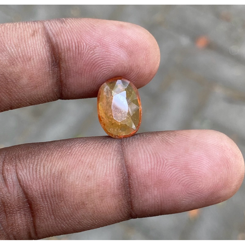 Natural yellow safir yakut batu yellow Sapphire Africa Dim 13.5x10x4