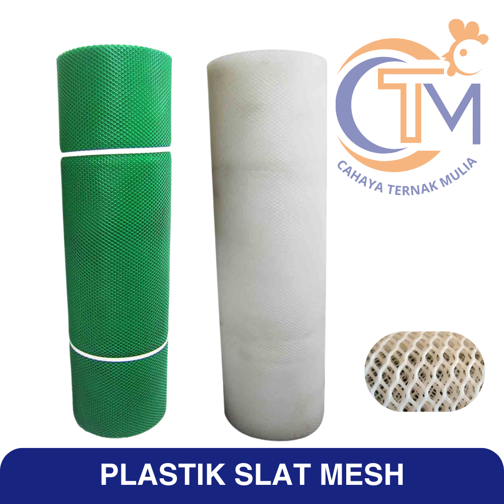 Plastic Mesh Roll (Slat Plastik) Alas Lantai Kandang uk. Lubang 1,6 Cm