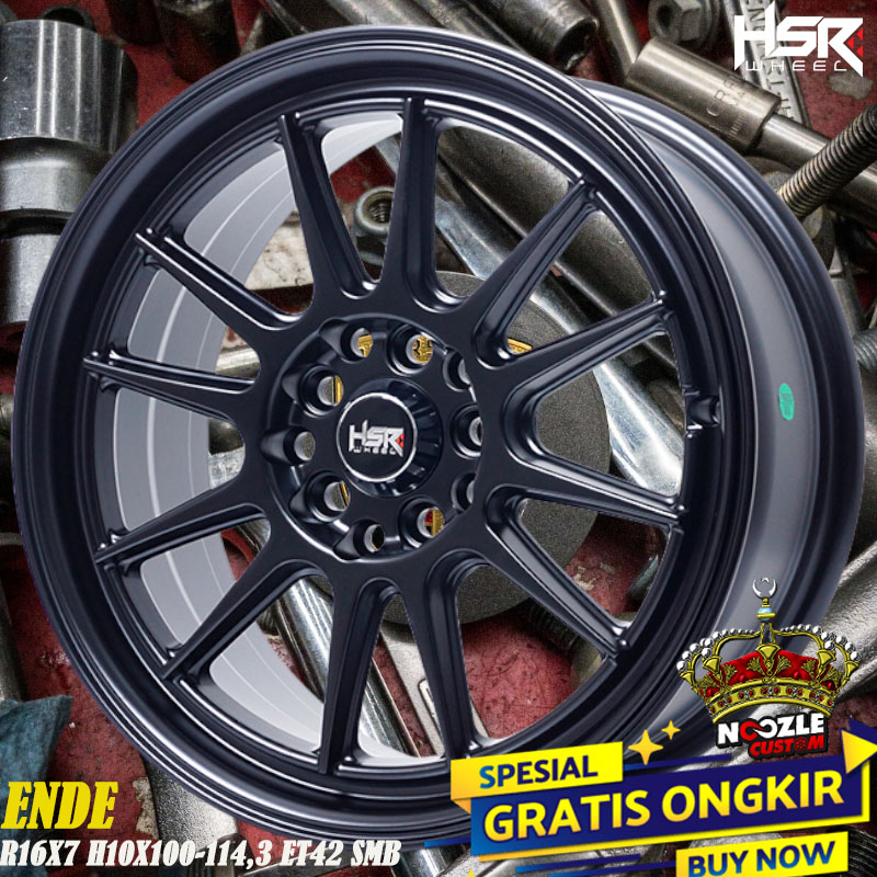 Promo Velg HSR Ring 16 Terbaru Baut 5 Pelek Racing HSR Lubang 5 Harga Special