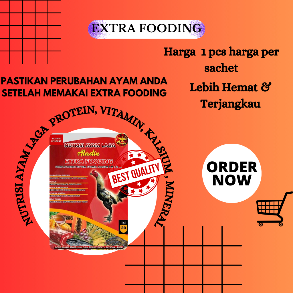 Jamu ayam extra fooding per sachet termurah