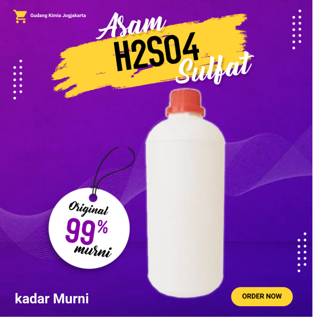 H2SO4 | Asam S u ll f a t | Kadar 98% Murni