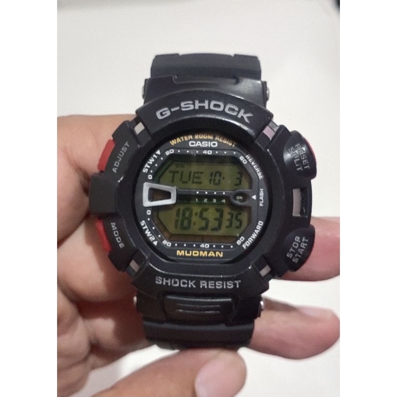 Jam Casio Gshock G9000 Mudman Second