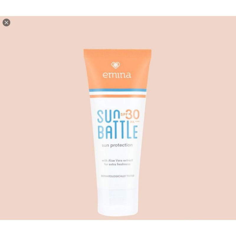 Emina sunscreen sun battle