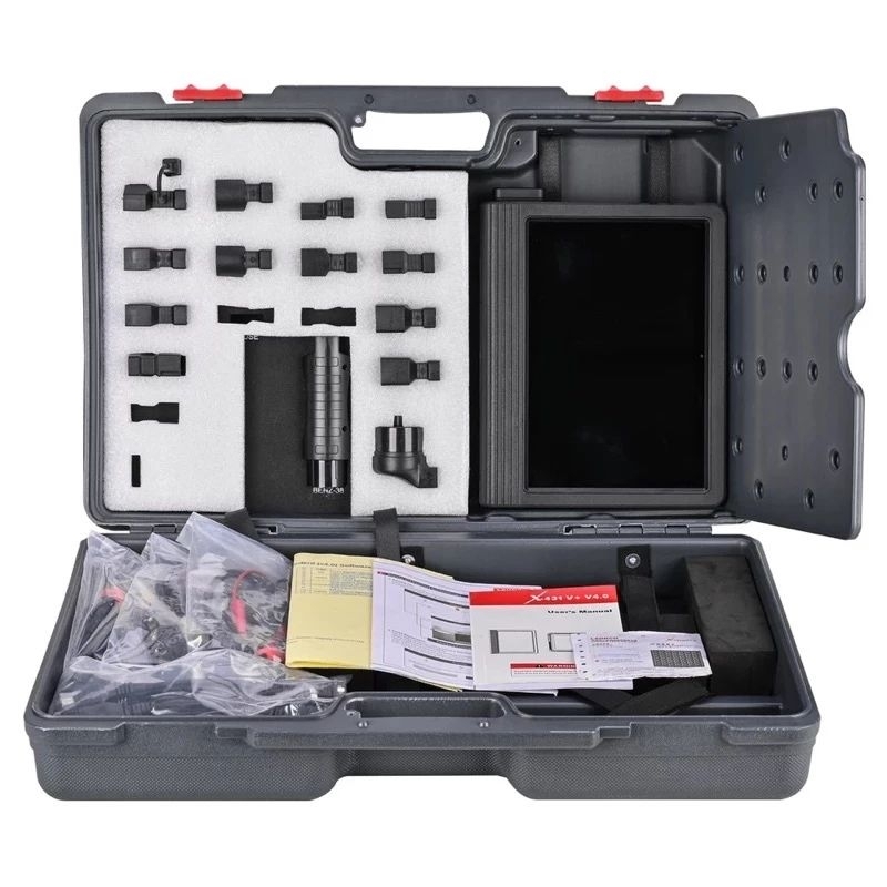 LAUNCH X431 V+ V4.0 10 INCHI  TERBARU SCANNER MOBIL UNIVERSAL TERLENGKAP OBD2 OBD1