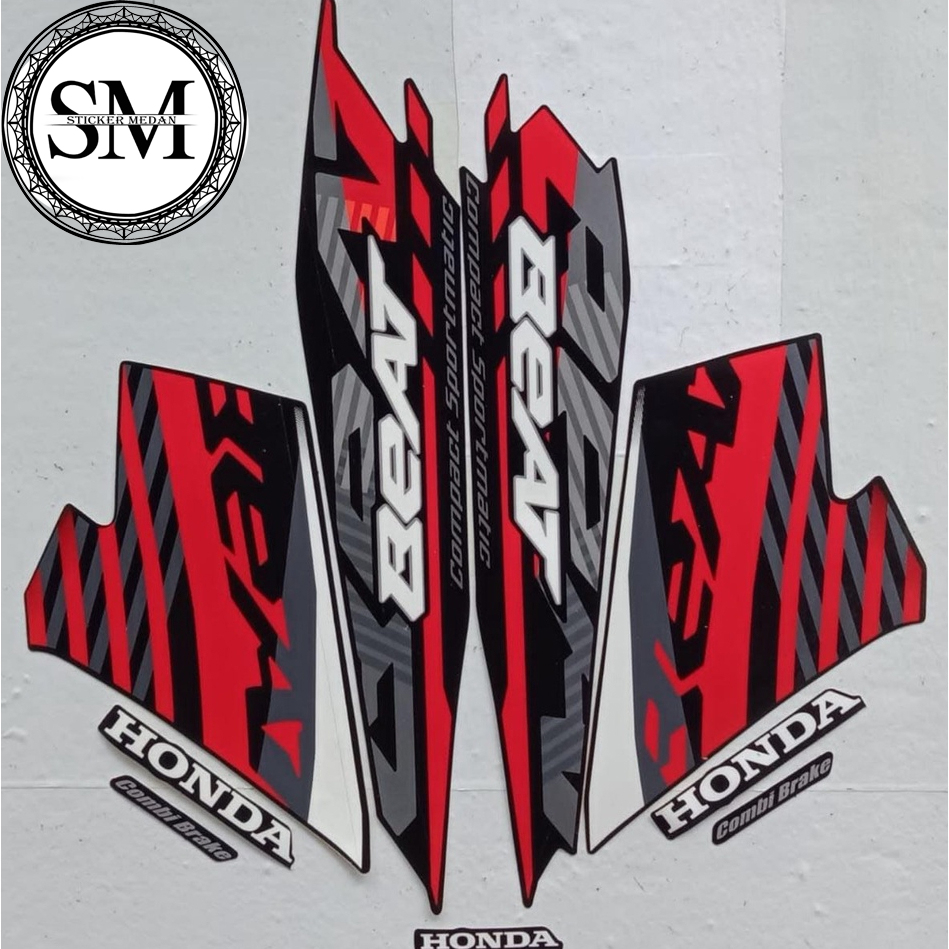 Stiker Striping Body Motor Honda Beat New 2021 Lis Les Motor Honda Beat New 2021
