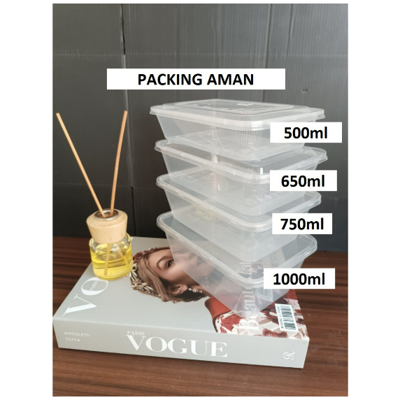 [CUTIE BABY] Kotak Makan Plastik / Kotak Nasi Plastik / Kontainer Plastik