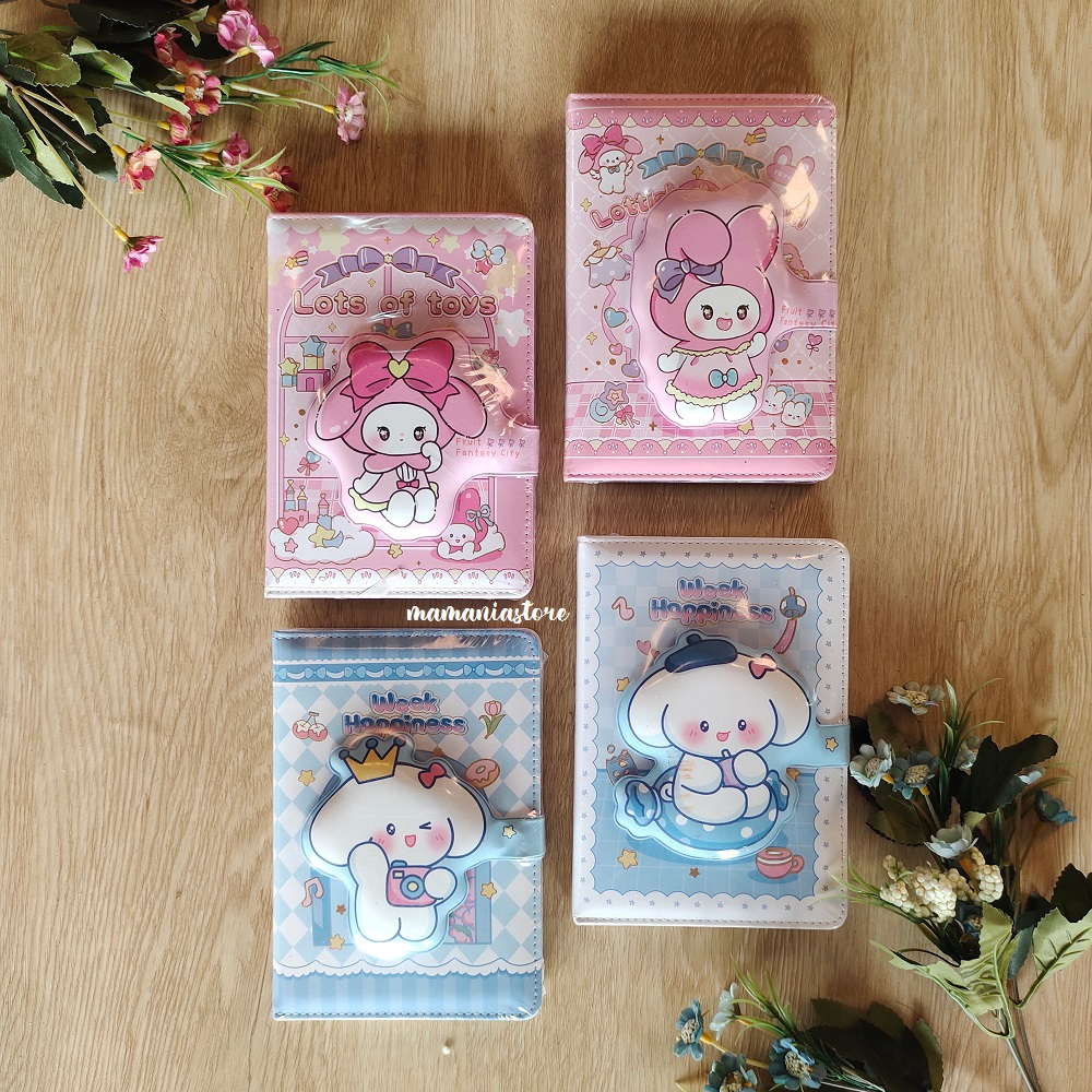 

DIARY MAGNET NOTEBOOK A5 KARAKTER RABBIT PUFF KAWAII LUCU